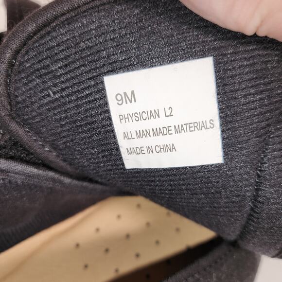 FOAMTREADS Physician L2 Comfort Slipper Womens 9M Black Wool Adjustable Diabetic - Picture 3 of 12